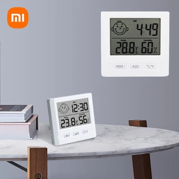Мини-термометр для помещений, ЖК-цифровой комнатный гигрометр, датчик температуры, измеритель влажности, Метеостанция для дома