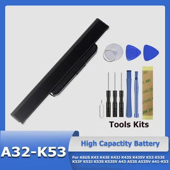 XDOU 4400 мАч A32-K53 Для ASUS K43 K43E K43J K43S K43SV K53 K53E K53F K53J K53S K53SV A43 A53S A53SV A41-K53 + Инструмент