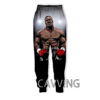 Повседневные брюки с 3D принтом Mike Tyson, спортивные спортивные штаны, прямые спортивные штаны, спортивные штаны для бега трусцой, брюки P01