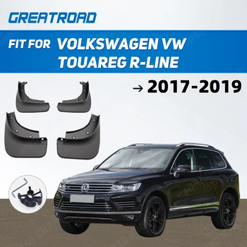 Передние И Задние Брызговики для Volkswagen VW Touareg R-line 2017 2018 2019 Брызговики На Крыло Брызговик Автомобильные Аксессуары