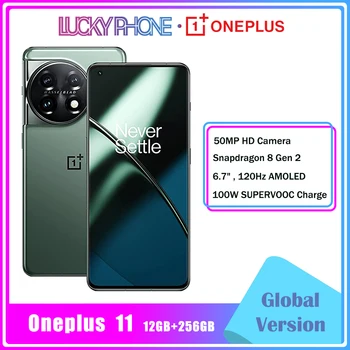 Глобальная версия смартфона Oneplus 11 5G 12GB 256GB Snapdragon 8 Gen 2 Мобильный телефон 6,7 