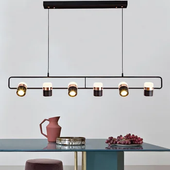 подвесные светильники винтажная промышленная стеклянная деревянная лампочка, шкивная лампа, подвесная картонная лампа, кухонный свет