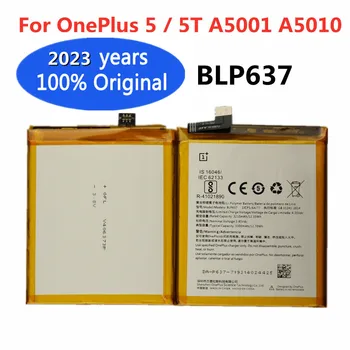 2023 Года Оригинальный Аккумулятор 3300 мАч BLP637 Для OnePlus 5 5T One Plus 5 5T Высококачественная Замена Батареи Мобильного Телефона Bateria