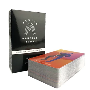 Колода карт Таро Mystic Mondays с английской версией Игрового процесса для гадания Развлекательная настольная игра Oracle