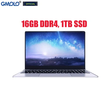 15,6-дюймовый ноутбук GMOLO 16GB DDR4 1TB SSD Core I7 игровые ноутбуки 6-го поколения с выделенной графикой Geforce