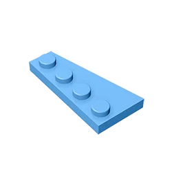 EK Building Block на танкетке, пластина 4 x 2 справа, совместима с lego 41769 деталей детских игрушек, собираем строительные блоки