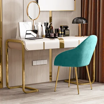Скандинавская мебель, фланелевые обеденные стулья для кухни, современное простое дизайнерское кресло для отдыха, Дом Ins, Креативное кресло для макияжа со спинкой