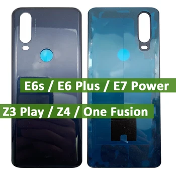 10шт Задняя Крышка Аккумулятора Чехол Для Moto E6 Plus E6S E7 Power Z3 Play Z4 One Action One Fusion Задняя Крышка Чехол
