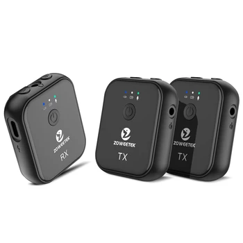 T6 Bluetooth 5.1 Петличные Микрофоны емкостью 300 мАч С Шумоподавлением Wind DSP с Интерфейсом 3,5 мм 160 футов для Мобильной Прямой Трансляции