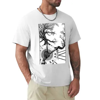 Футболка с рисунком велосипедного дерева, футболки на заказ, создайте свою собственную футболку, мужская одежда