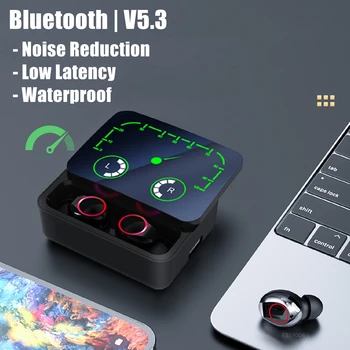 2023 НОВЫЕ беспроводные наушники TWS Bluetooth 5.3 Музыкальная гарнитура шумоподавление Спортивные наушники с микрофоном для IOS Android