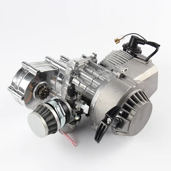 49cc 2-Тактный Двигатель С Тяговым Пуском Воздушный Фильтр Двигателя С двухцепочечной коробкой передач Для Mini Pocket Pit Quad Dirt Bike ATV 4 Колеса