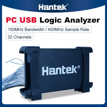 Цифровой Логический анализатор Hantek 4032L PC USB 2 Гбит Глубина памяти 150 МГц Полоса пропускания 32 Канала Осциллограф США/ЕС Штекер