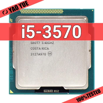 Используемый процессор i5 3570 Четырехъядерный 3,4 ГГц L3 = 6M 77W Socket LGA 1155 Настольный процессор работает на 100%