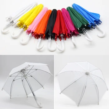 Красочный мини-зонтик от дождя для куклы 1/6 Blythes, аксессуары для кукол 1/318 дюйма, Детские игрушки