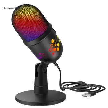 USB-микрофон для подкаста, комплект оборудования для конденсаторного микрофона Gaming Studio