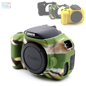 Резиновый Силиконовый Чехол Body Cover Protector Мягкая Рамка Skin для Камеры Canon EOS 650D 700D Kiss X6i X7i Rebel T4i T5i