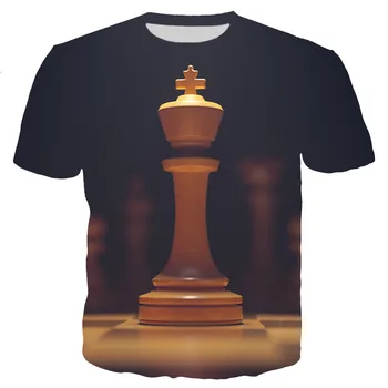 2023 verão meninos e meninas 3d impressão camiseta xadrez xadrez e cartão atividade roupas rua plus size camiseta