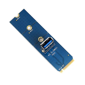 83XC M.2 (Ngff) к PCI-E X4 USB 3.0 Адаптер Riser Card Удлинитель видеокарты Адаптер Удлинитель кабеля
