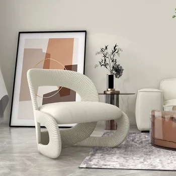 Изготовленный на заказ Художественный Односпальный диван-кресло Современная Простая Небольшая квартира Спальня Гостиная Балкон Мебель для отдыха Инопланетянин