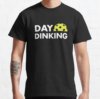 Day Dinking - Футболка с пиклболлом, футболки для мужчин, футболки больших размеров, мужская одежда