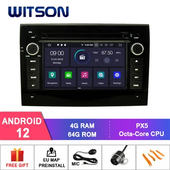 Автомагнитола WITSON Android 12 GPS для FIAT DUCATO 2006-2011 Carplay Мультимедиа Авто Стерео Аудио Навигация DVD Видео головное устройство
