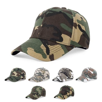 Индивидуальная камуфляжная бейсболка, военная тактическая солнцезащитная шляпа, Армейская камуфляжная кепка для рыбалки, охоты, кемпинга, пеших прогулок, шляп в джунглях.
