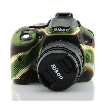 Мягкий силиконовый чехол-сумка для зеркальной фотокамеры Canon 5D III 5D3 60D 70D Nikon D600