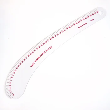 Горячая распродажа 12-248 Большой Кривой нож, Линейка для изготовления пластин, Линейка для раскроя одежды, Инструмент для раскроя пластин