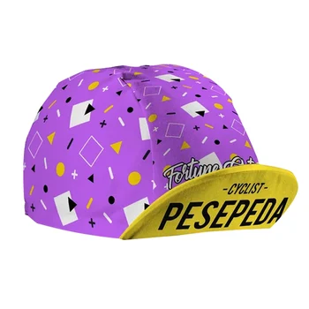 Фиолетовые новые классические велосипедные колпачки с НАКАТКОЙ Gorra Ciclismo Унисекс