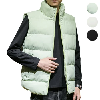 Мужская пуховая куртка SEVENMOON 2023 с воротником-стойкой, очень теплая, яркая, Классический повседневный дизайн, ветрозащитная, износостойкая.