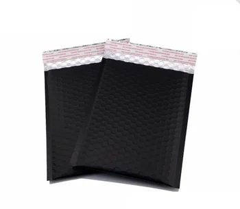 15*17 см Черный пузырчатый конверт Подарочная сумка для доставки по почте пузырчатые пакеты для доставки по почте черные конверты с подкладкой