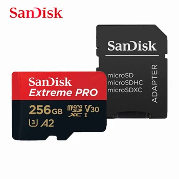 SanDisk Extreme PRO Micro SD Карта 128 ГБ 64 ГБ 32 ГБ 512 ГБ 256 Г 400 Г Micro SD Карта флэш-памяти объемом 1 ТБ SD U3 4K V30 Microsd TF Карты