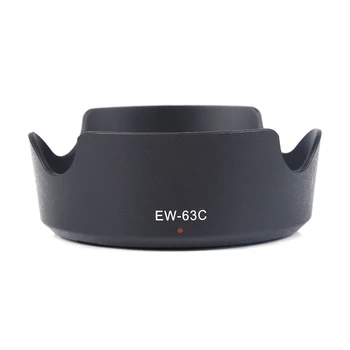 Черная бленда объектива камеры EW63C из АБС-пластика для EF-S 18-55 мм f/3.5-5.6 IS для объектива stm Y4QF