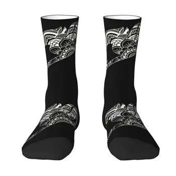 Милые носки с мандалой Fairy Tail Женские Мужские Теплые носки с 3D принтом из японского аниме Манги Футбольные Спортивные носки