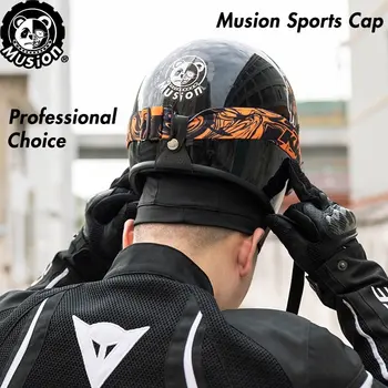 Musion - Однотонная крышка для шлема, вентиляционные отверстия, впитывающие пот, чехол для печатающей головки, супер крутая шапочка