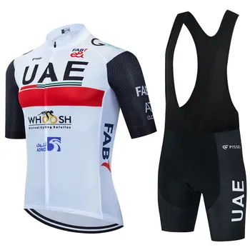 Комплект велосипедной майки ОАЭ 2023 Мужская команда, велосипедная одежда с коротким рукавом, велосипедная форма MTB, майо, летняя велосипедная одежда Ropa Ciclismo