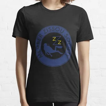 Футболка Member Zissou Society (подробная информация), тренировочные рубашки оверсайз для женщин, рубашка с животным принтом для девочек