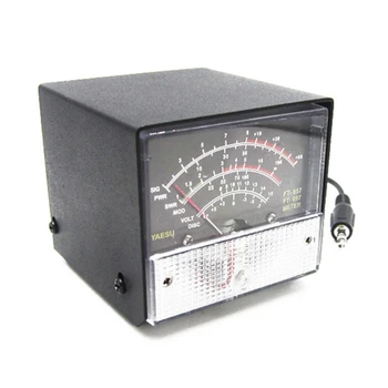 Внешний измеритель мощности S Meter SWR, индикатор приема излучения, металл для чехла для FT-857 FT-897 Прямая поставка