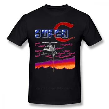 100% Хлопок, футболка для хипстерских консольных игр Super Contra NES, мужская футболка с коротким рукавом, Бесплатная доставка, Мужская футболка