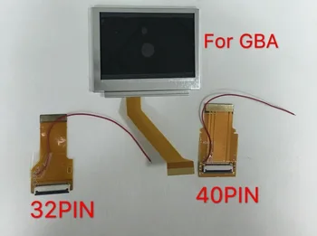 Для Nintend Для GameBoy Advance ЖК-экран для GBA SP AGS 101 С подсветкой ЖК-дисплей с подсветкой Ярче с 40pin/32pin кабелем