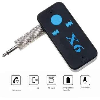 Портативный аудиоприемник, совместимый с Bluetooth 5.0, мини-3,5 мм Hi-FI AUX Стерео, совместимый с Bluetooth для телевизора, беспроводной адаптер для ПК