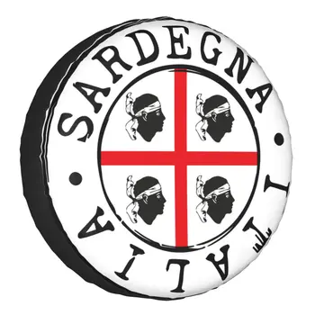 Флаг Сардинии Четыре Мавра Покрышка Для Прицепа 4WD Италия Герб Сардинии Протектор Запасного Колеса для Prado 14 