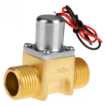 Клапан для смыва унитаза 4,5 В постоянного тока, электромагнитный клапан для подачи импульсной воды 1/2 