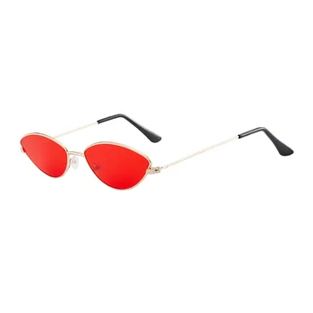 2023 новые модные солнцезащитные очки женские ретро-красочные прозрачные маленькие пластиковые солнцезащитные очки UV400 для занятий спортом на открытом воздухе