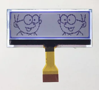 20-КОНТАКТНЫЙ ЖК-экран SPI COG 12832 ST7567 Drive IC, белая /Синяя подсветка, Параллельный интерфейс 3,3 В