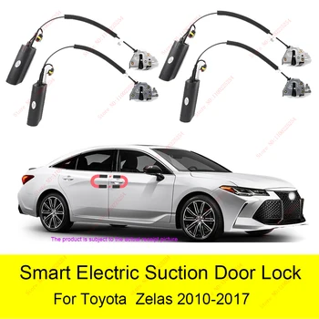 Умный автоматический Электрический дверной замок на присоске для Toyota Zelas 2010-2017, автоматическое мягкое закрытие, бесшумная автомобильная дверь