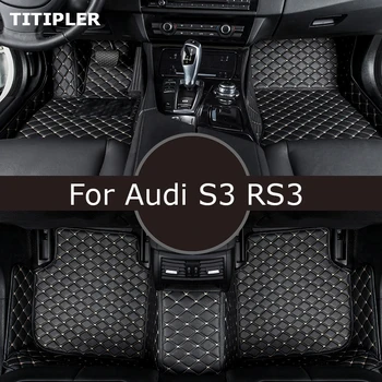 Автомобильные коврики TITIPLER Custom для Audi S3 RS3 Foot Coche Accessories Автомобильные ковры