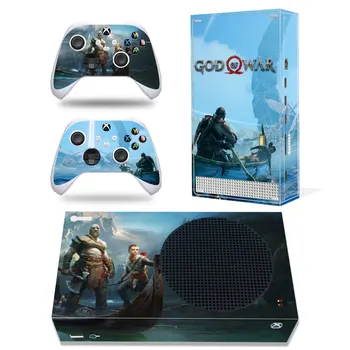 Дизайн God of war для Xbox series s, скины для xbox series s, наклейка из ПВХ для xbox series s, виниловая наклейка для xbox series s.