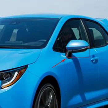 Для Toyota Corolla Sport Хэтчбек 2019 2020 ABS Хромированная боковая дверь, зеркало заднего вида, накладка на стойку, наклейки с противоударными полосками